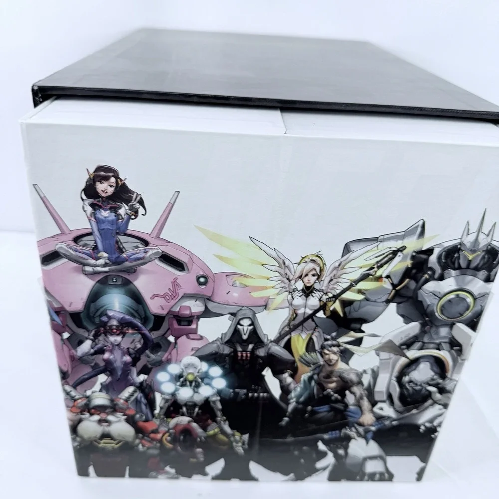 Overwatch Collector's Edition PC Soldier 76 Statue Postcards Book CD Blizzard‎